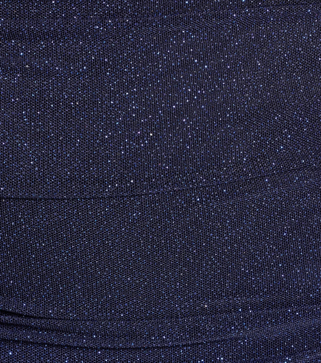 Jaenessa Cold Shoulder Glitter Mermaid Formal Dress